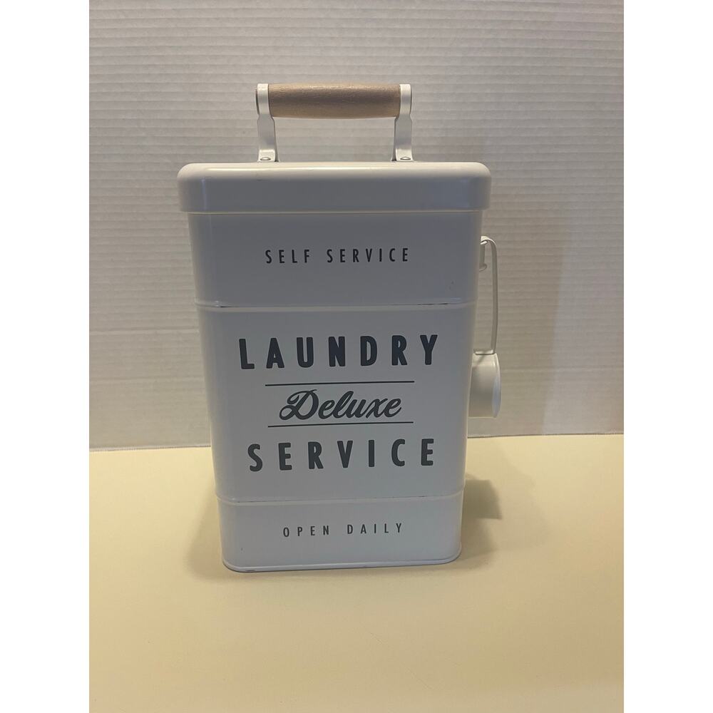 Better Homes and Gardens Farmhouse Metal Laundry Storage Bin